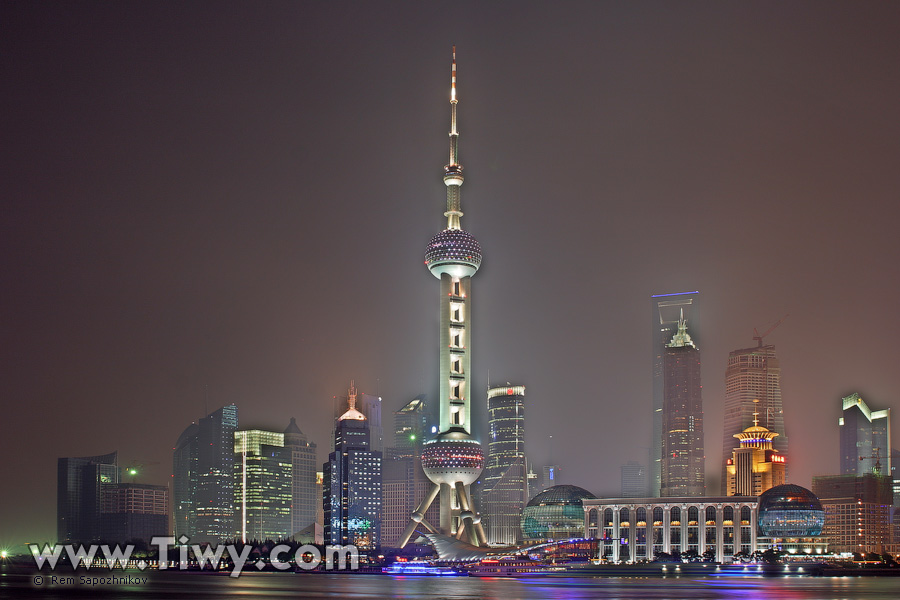 «Oriental Pearl» TV tower in Shanghai