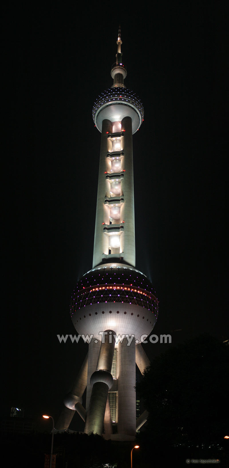 «Oriental Pearl» TV tower in Shanghai