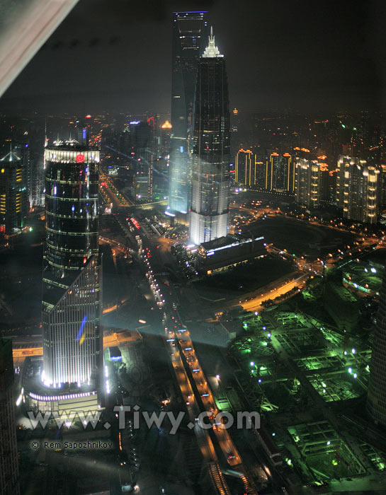 Shanghai World Financial Center and the Jin Mao Building