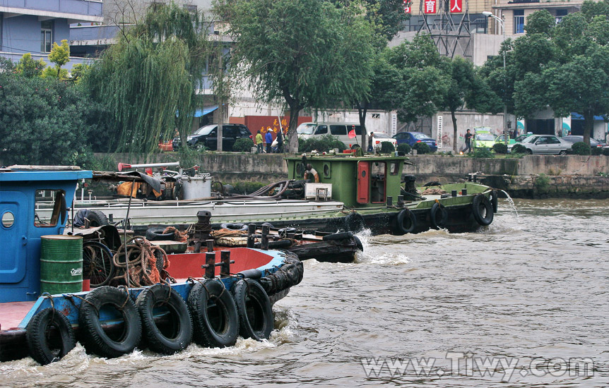 The Grand Canal of China in Wuxi