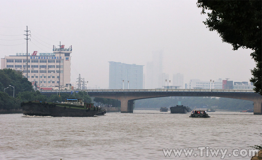 The Grand Canal of China in Wuxi