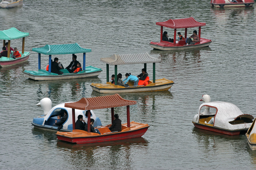 Estanque en el parque Xihui