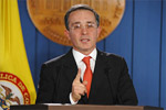 Президент Колумбии Альваро Урибе