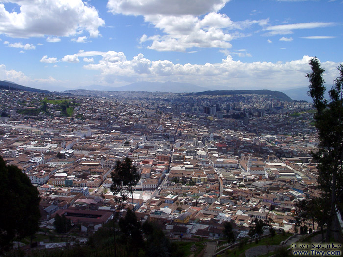 Vista desde el mirador El Panecillo