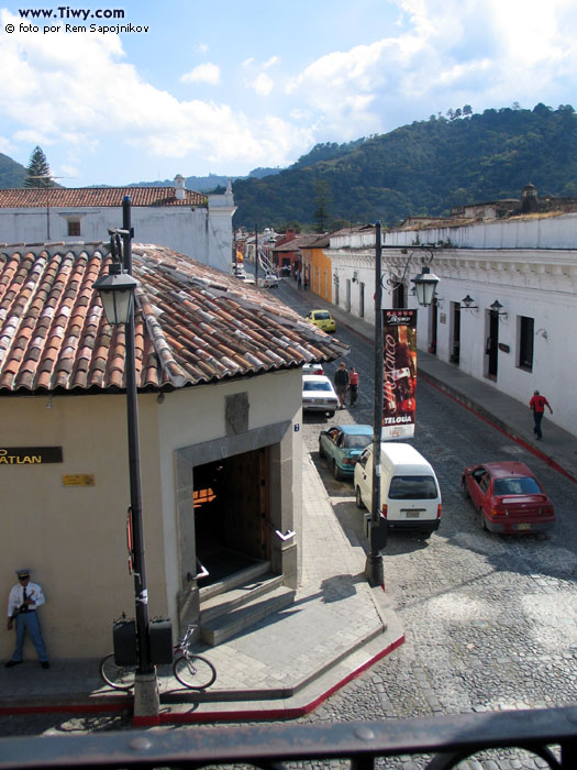 Antigua is the city of the red roofs