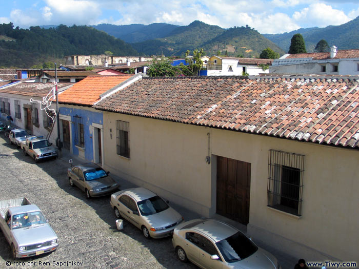 Antigua is the city of the red roofs