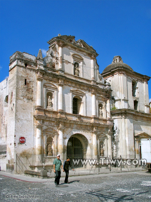 The church and the monastery of San Agustin