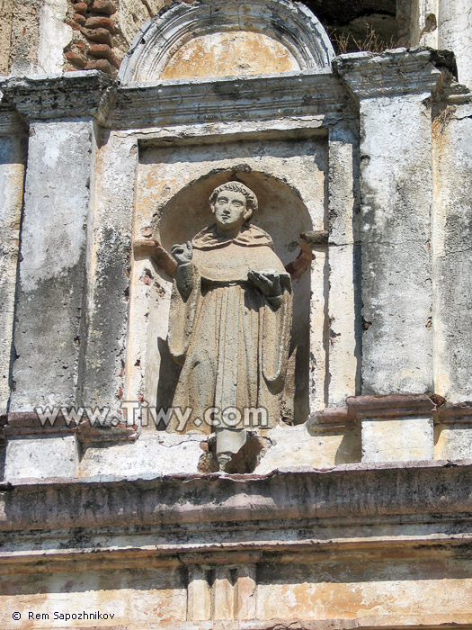 The church and the monastery of San Agustin