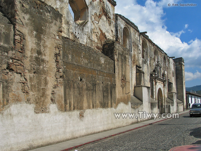 The church and the monastery of San Agustin