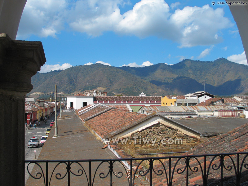 Antigua is the city of the red roofs