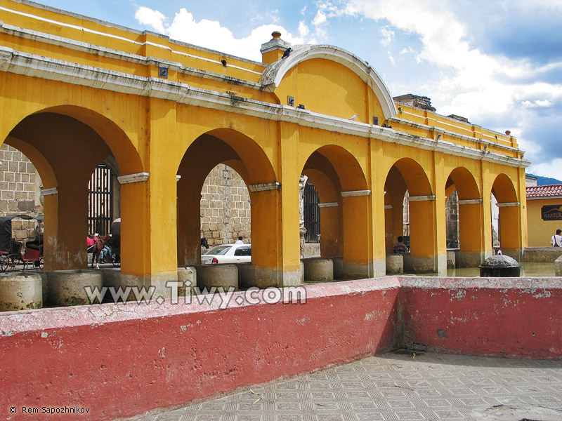 The ancient public laundry in Antigua