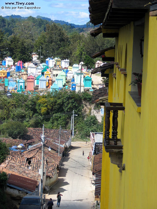 The Indian cemetery view in Chichi