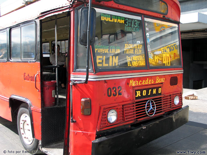 The bright Guatemala buses