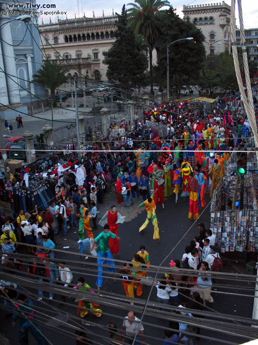 La procesion de carnaval