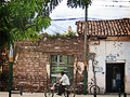 Petrol is expensive, therefore residents of Comayagua prefer bicycles.