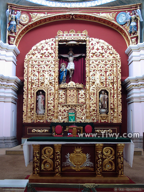 La iglesia de la Virgen de los Dolores en Tegucigalpa