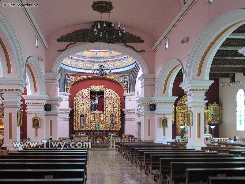 La iglesia de la Virgen de los Dolores en Tegucigalpa