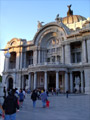 The Palace of Fine Arts in Mexico City 