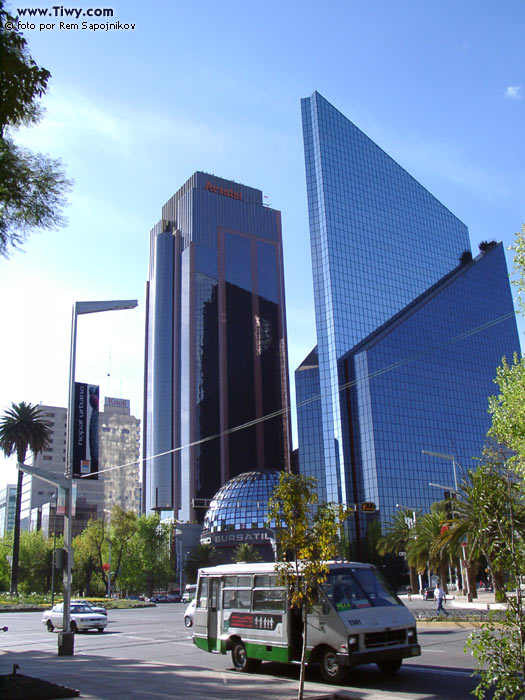 Arquitectura en el Paseo de la Reforma