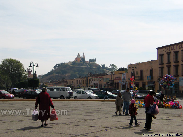 Grand pyramid - Gran Piramide, turned by the catholic church