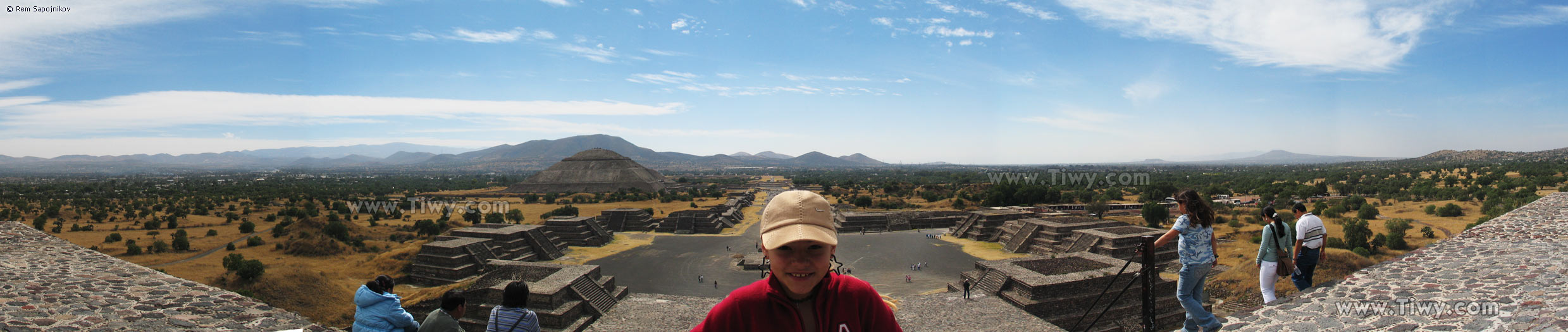 Vista desde la Piramide de la Luna