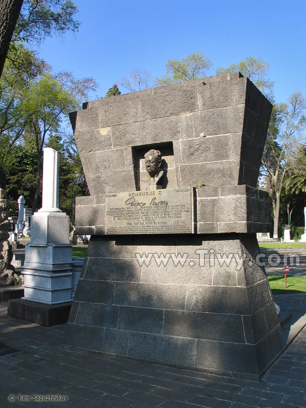 The grave of Diego Rivera