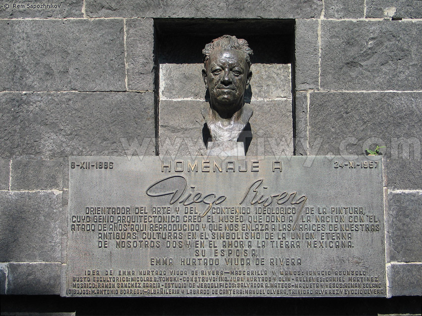 The grave of Diego Rivera