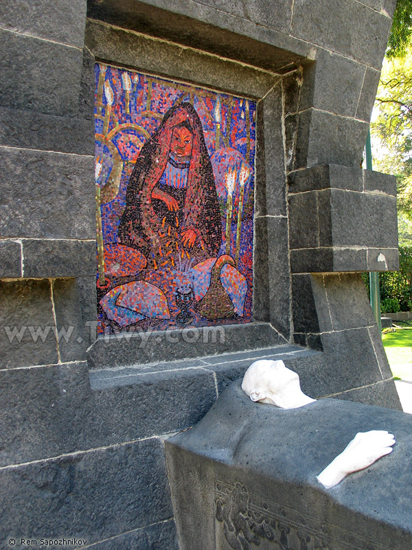 The grave of Diego Rivera