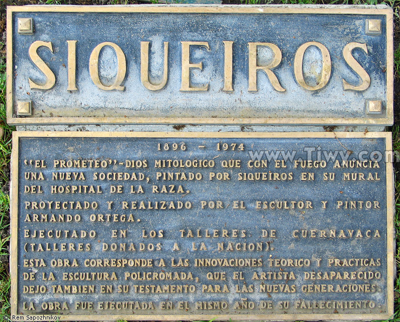 The grave of David Alfaro Siqueiros