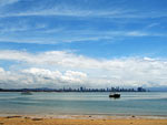 Vista a Panama-city desde la parte colonial de la ciudad