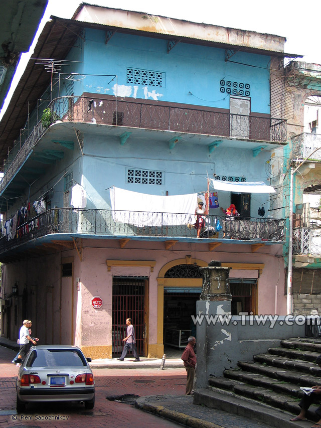 Colonial center of Panama-city