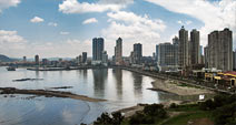 Gulf of Panama during high tide