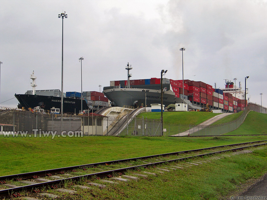 Miraflores Locks. Panama Canal.