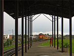 The station in Colon is very simple  just one shed