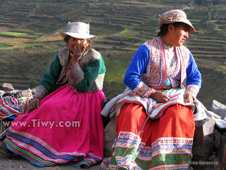 Native population of Colca