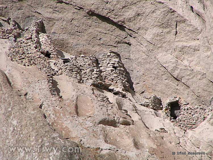 Mysterious burial grounds on vertical slopes