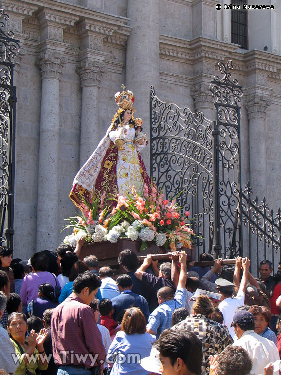 Procession in honour of a local Saint
