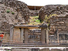 Colonnade of birds of prey