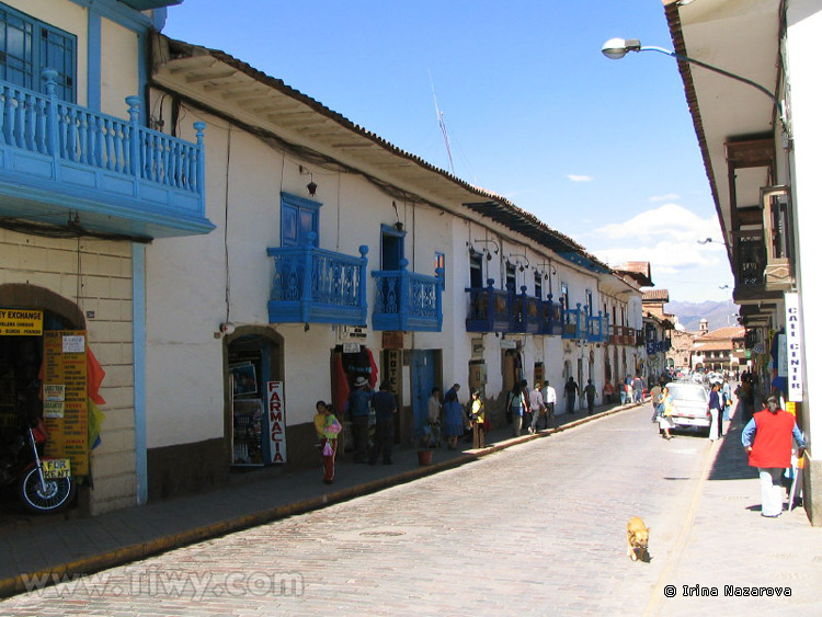 Cusco balconies