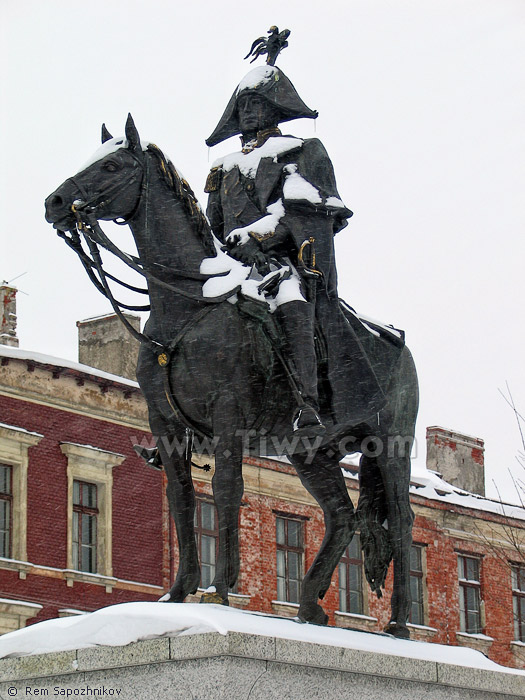 Barclay de Tolly monument, Chernyakhovsk town, Russia