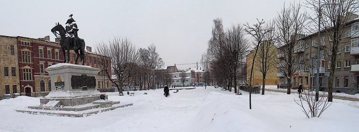 Barclay de Tolly monument, Chernyakhovsk town, Russia