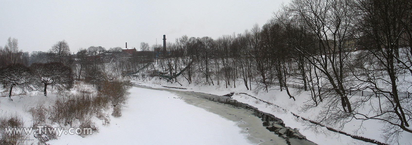 View from the Hump-back bridge across the Instruch