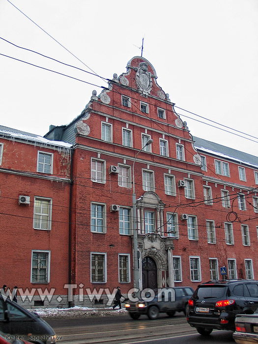 FSB building. Security officers reliably protect Russian outpost in the west.