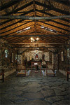 Inside of stone Church of Juan Felix Sanchez