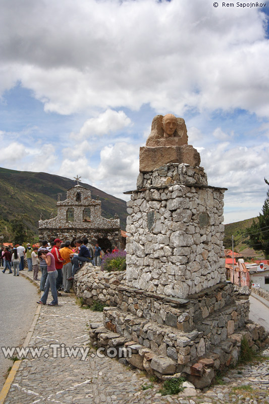 Juan Felix Sanchez erected the monument to himself