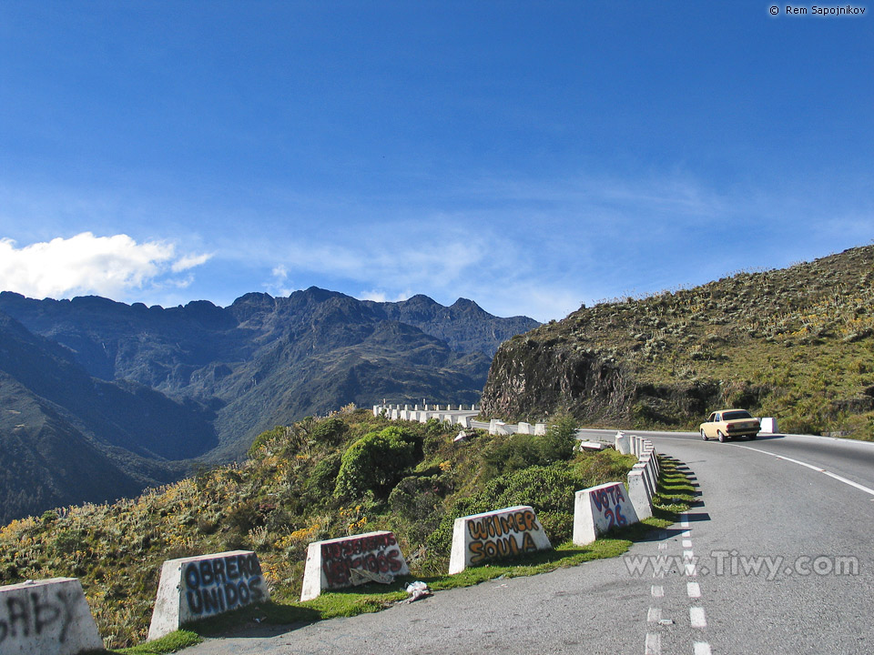 La carretera Trasandina