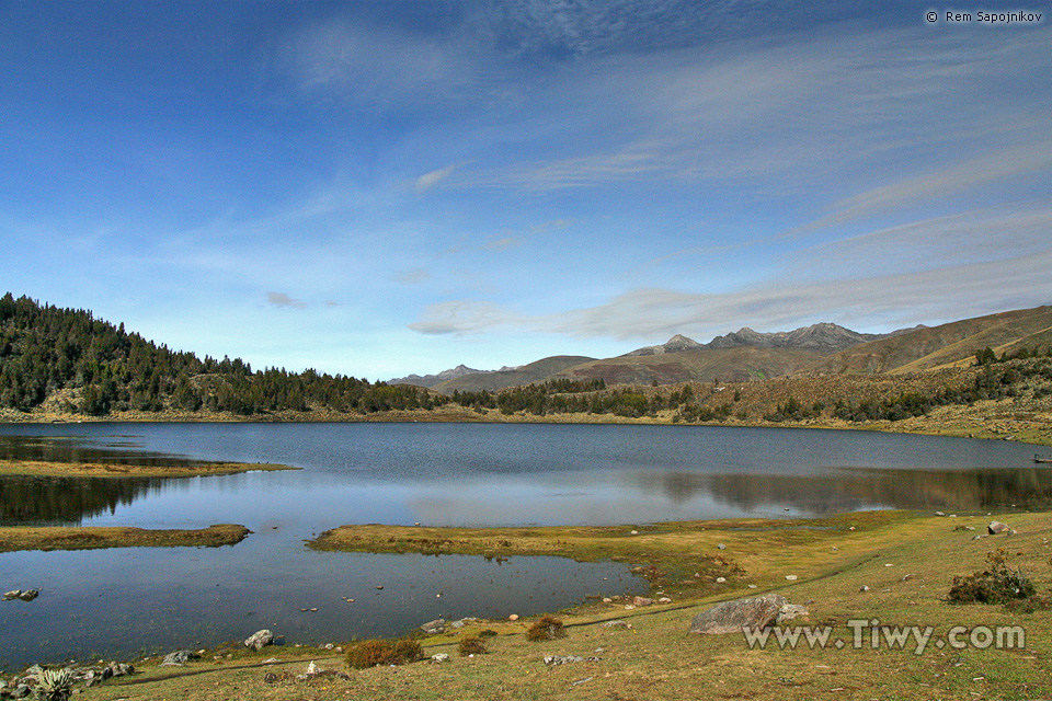 Mountainous lake Mucubaji