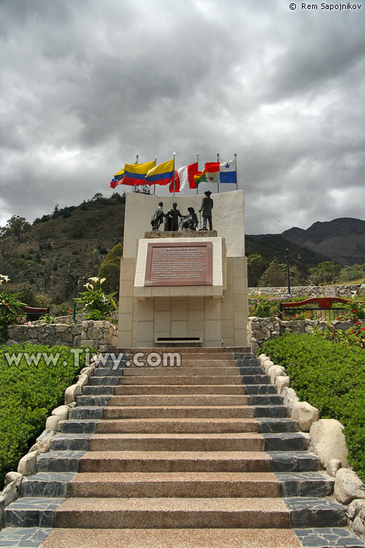 Monument to Perro nevado (Snow dog), Merida state, Venezuela