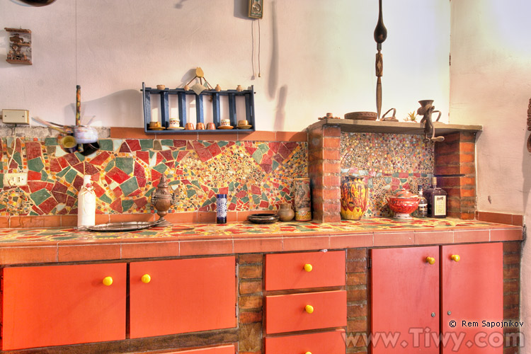 Cocina de la casa del pintor