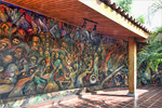 El mural "Los Puertos y el Petrleo"